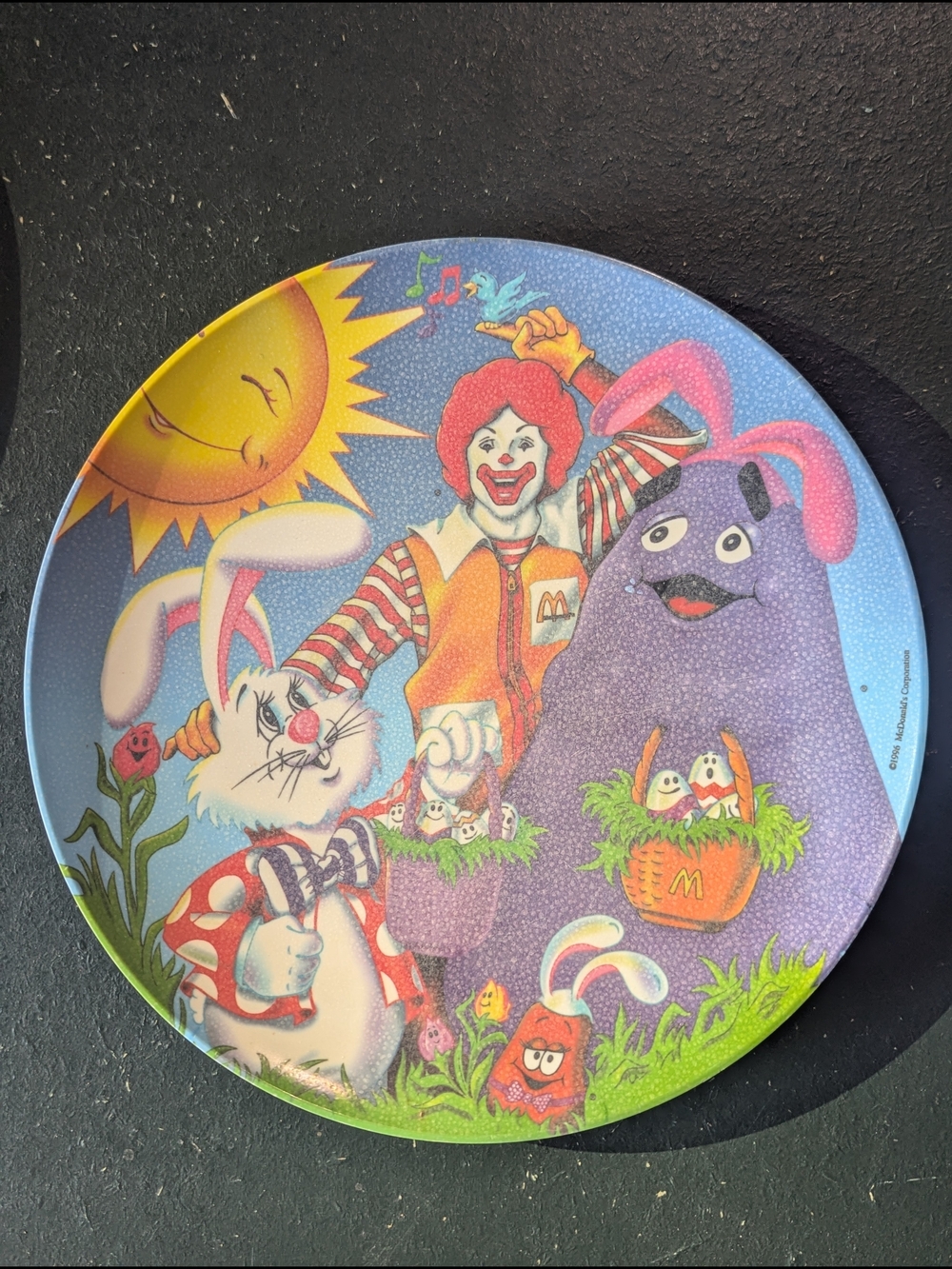 1996 McDonalds Easter Plate
